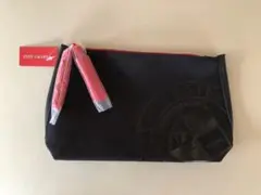 ESTEE LAUDER エスティローダー　化粧ポーチ　黒　サンプル付き