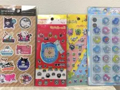 あわわちゃん　おはじきシール　サンリオステッカー　たまごっちキラキラシール