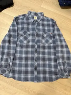 Dickies ディッキーズ　ワークシャツ　ネルシャツ ブルーチェック 3XLのサムネイル