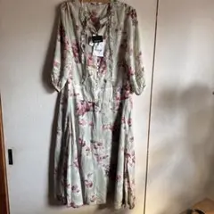 INGEBORG 花柄ロングワンピース Color4