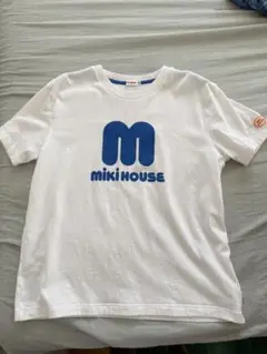 MIKI HOUSE ホワイト Tシャツ 150