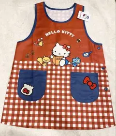 新品　未使用品　キティちゃん サンリオ　キャラエプロン M-Lサイズ