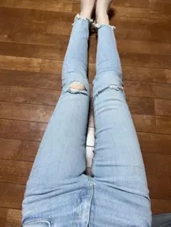 ZARA ライトブルー スキニーデニム 34 新品未使用