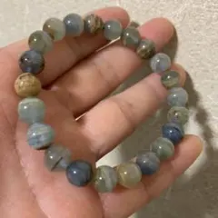 ブルーオニキス　８ミリ　天然石ブレスレット
