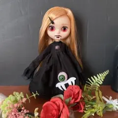 カスタムアイシードール『twilight』吸血鬼ブラウンストレートヘア 牙有