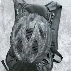 撥水 軽量 ランニング リュック 反射 トレラン 防水 散歩 ロードバイク　黒