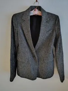 NATURAL BEAUTY BASIC グレー系ツイードスーツセット