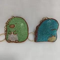 すみっコぐらし　キラキラストーンキーホルダー　とかげ　ぺんぎん？