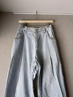 NEON SIGN ワイドデニムパンツ タック バギー SIZE：44のサムネイル
