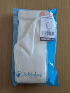 【新品未使用】キッズ タイツ 厚手 250デニール 105サイズ 白 ホワイト