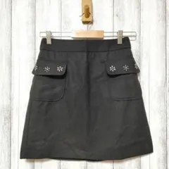 GU ジーユー (M)　パッチポケットスカート