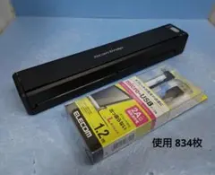 富士通 ScanSnap スキャナー iX100 （黒）使用834枚