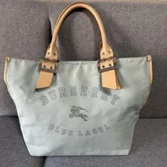 BURBERRY BLUE LABEL ショルダーバッグ 水色