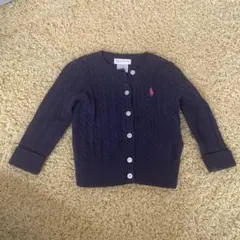Ralph Lauren ネイビー カーディガン RM (6/9M)