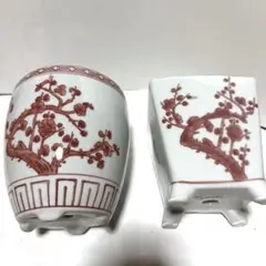 植木鉢 2個セット 受け皿付き