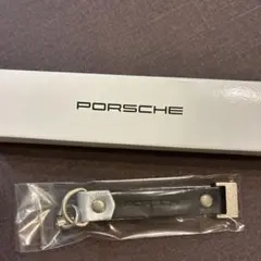 ポルシェ　ダブルレザー　携帯ストラップ