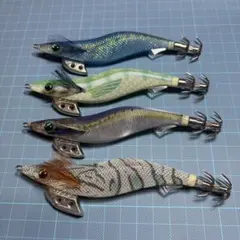 エギ 餌木 4本セット ブルー系 3.5号 - メルカリ