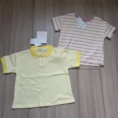 新品タグ付き Tシャツ 2枚セット サイズ80 女の子 男の子