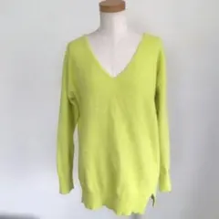 SCOTCLUB アンゴラニットVネックセーター/Fアンゴラ70