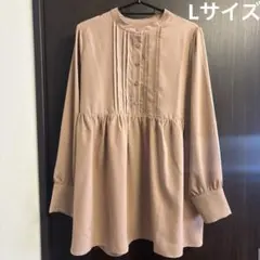 ベルーナ　Lotta 長袖 ブラウス ベージュ Lサイズのサムネイル