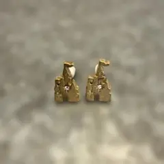 【まとめ買い5%】シンデレラ城 ピアス