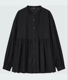 【UNIQLO】コットンギャザーブラウス（長袖）