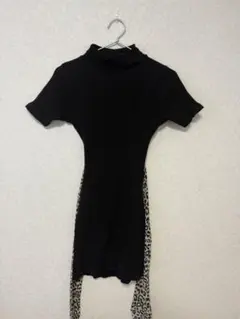 GYDA バックリボン ワンピース 半袖