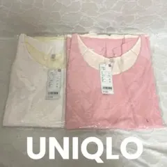 UNIQLO／ユニクロ／Ｔシャツ／半袖／Ｌ／ ２枚セット 新品未使用タグ付き