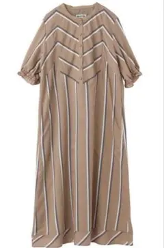 【MILKFED.／ミルクフェド】ロング　ワンピース　ストライプ