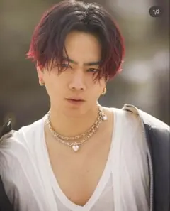 最高品質 チェーン槍ハードウェアブラック 登坂 広臣 ピアス ネックレス 大人気！チェーン槍ブラックゴールド タイタンスパイク 登坂広臣