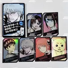 銀魂　坂田銀時　志村新八　神楽　定春　キャラクターズホロカードコレクション