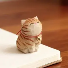 木彫りのペットシリーズ 茶トラ猫 - メルカリ