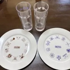 ワンピース プレート&グラスセット