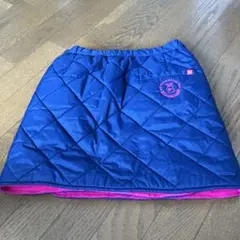 FILA GOLF 中綿 ラップスカート ブルー ピンク