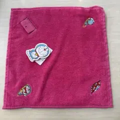 ドラえもん刺繍タオル ピンク