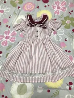 axesfemmekidsアクシーズ　セーラー襟2wayワンピース 110