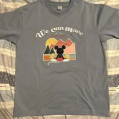 ミッキー ライトブルー Tシャツ