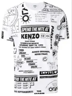 KENZO 半袖Tシャツホワイト グラフィックＴ男女兼 XS レディース メンズのサムネイル