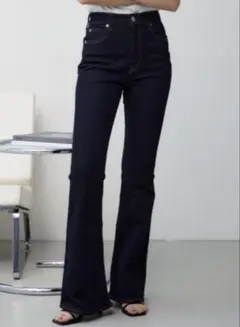 AZUL by moussy フレアデニム S ワンウォッシュ