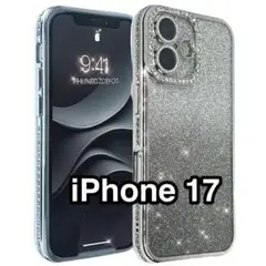 iPhone17ケース ラインストーン グリッターシート カメラレンズ保護