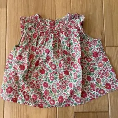 bonpointボンポワン花柄ブラウス6リバティ