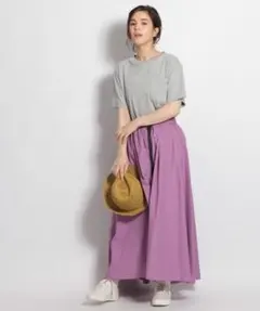 niko and…コットンタック アジャストロングスカート