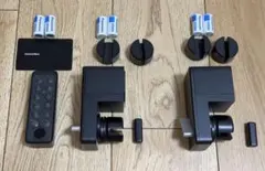 SwitchBot ロック2台と指紋認証パッドのセット&おまけ多数あり