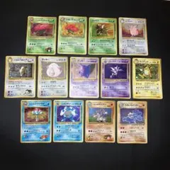 【特価品】旧裏　キラ　ホロ　13枚　渦巻き　十字　モンボ