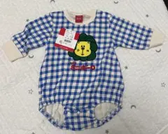 ボーロライオン刺繍ロンパース