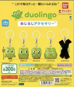 デュオリンゴ duolingo めじるしアクセサリー 新品未開封 4種 セット