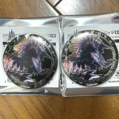 メタル缶バッジ モンハン ニジゲンノモリ モンスターハンター 6種