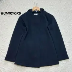 クミキョクKUMIKYOKU オンワード樫山✨ジャケット リボン フード 羽織り