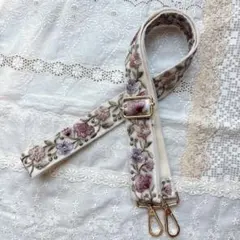 【再再再販】インド刺繍リボン♡ショルダーストラップ ベルト86