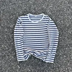 00s OLD UNIQLO Striped Long Sleeve Tee M